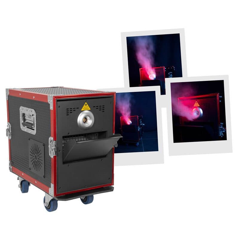 Hazer professionale 2000 W flight case serbatoio 5 L DMX - Evolite MSC-EVOHAZEBOX2000XL