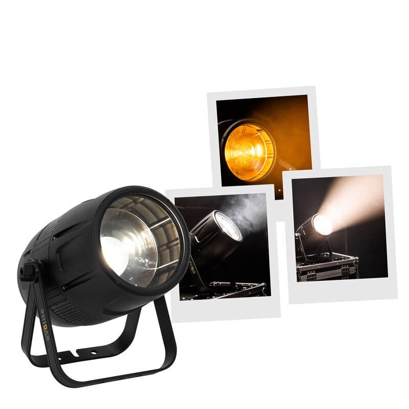 Proiettore LED bianco variabile zoom 10-50° IP65 DMX - EVOLITE MSC-EVOIPAR400VWZ