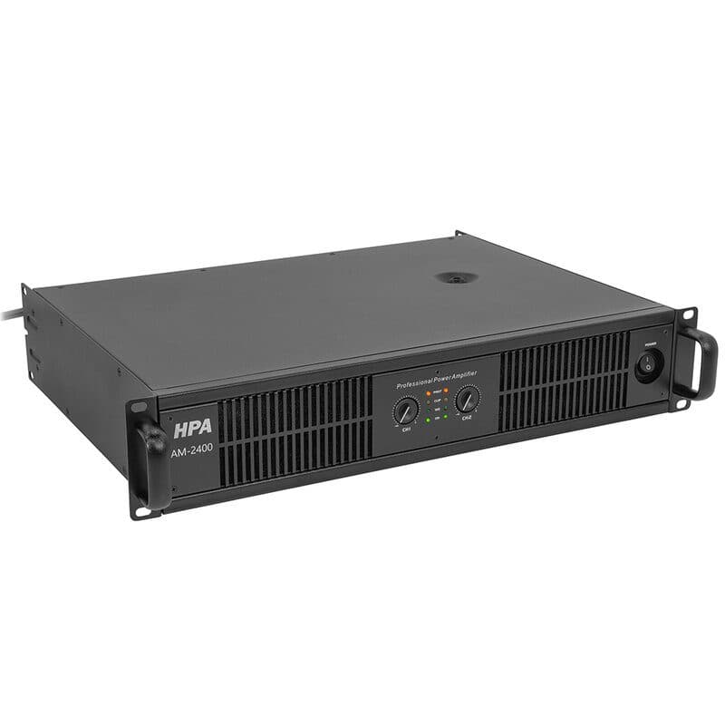 Amplificatore potenza Classe-H 2x1200W/4Ω stereo/bridge - HPA MSC-HPAAM2400