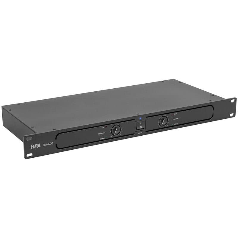 Amplificatore potenza Classe-D 1U 2x450W/4Ω stereo/bridge - HPA MSC-HPADA600