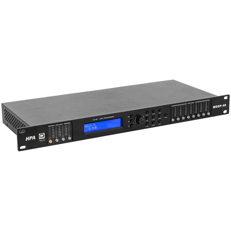 Processore gestione diffusori 4in 8out rack 1U - HPA MSC-HPAMDSP48