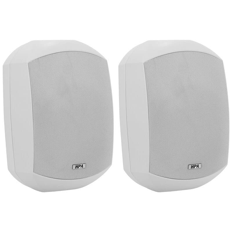 Diffusori PA installazione 2 vie bianchi IP66 woofer 8" coppia - HPA MSC-HPAWS800WH