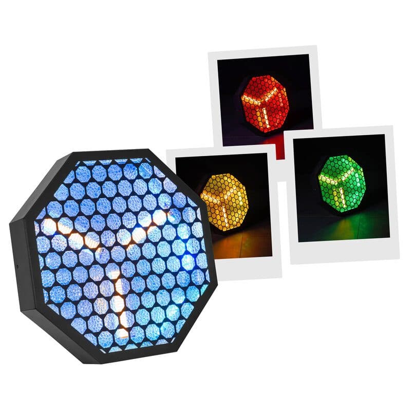 Effetto luce ottagonale Amber-O ambra RGB DMX512 - Mac Mah MSC-MACAMBERO