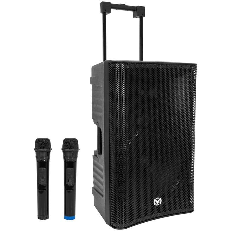 Sistema PA portatile attivo 15" 600W UHF Bluetooth - MAC MAH MSC-MACMOBILEPRO15