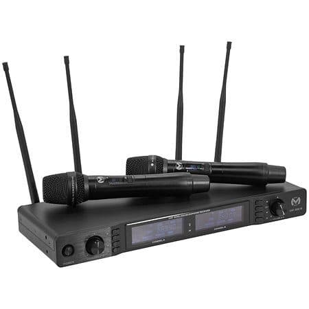 Sistema radiomicrofono UHF doppio palmare True Diversity 2000M - MAC MAH MSC-MACUHF2000M