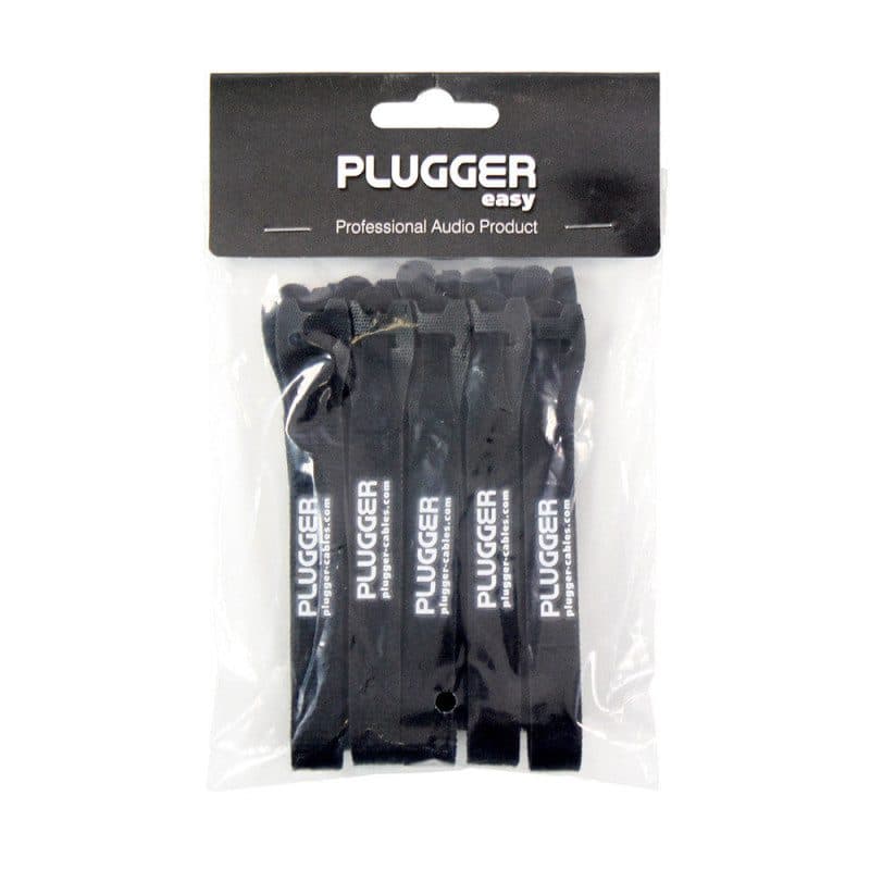 Fascette per cavi 225 mm conf. 10 pz nere - PLUGGER MSC-PLUATTACHECABLEBK