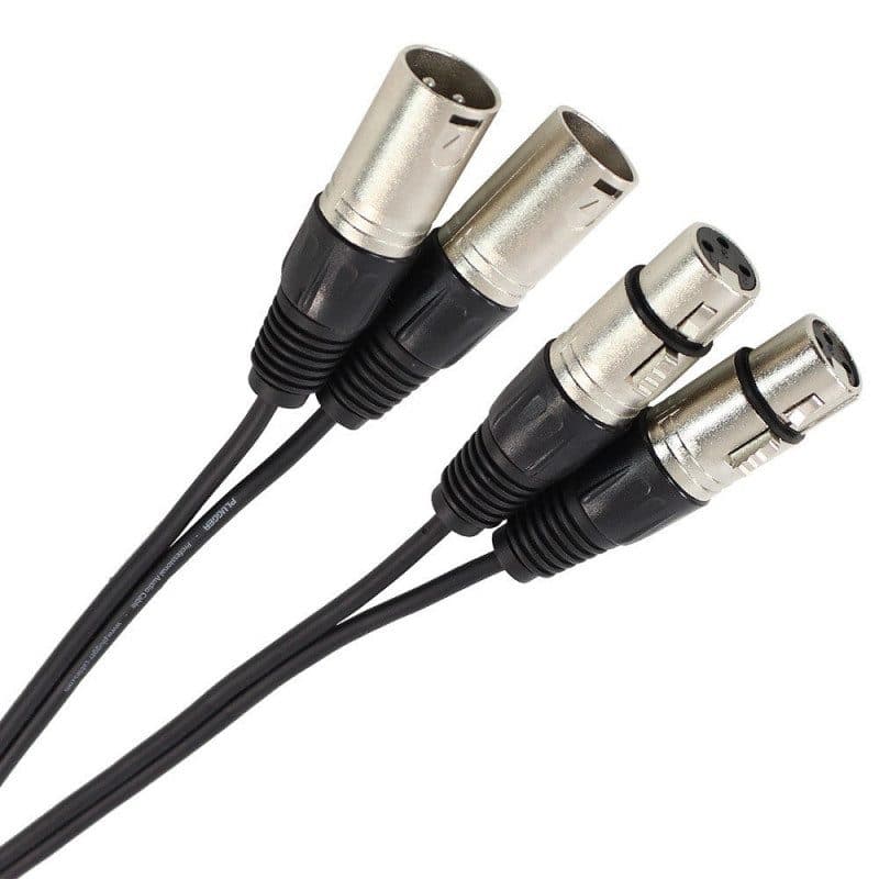 Cavo doppio XLR F-XLR M 1,5 m - PLUGGER MSC-PLUCABBXF3XM31M50EAS