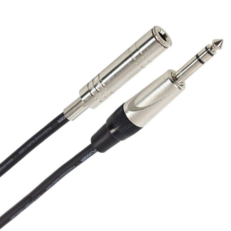 Cavo jack stereo femmina - jack stereo maschio 6m - PLUGGER MSC-PLUCABSJFSJMS6M00EAS