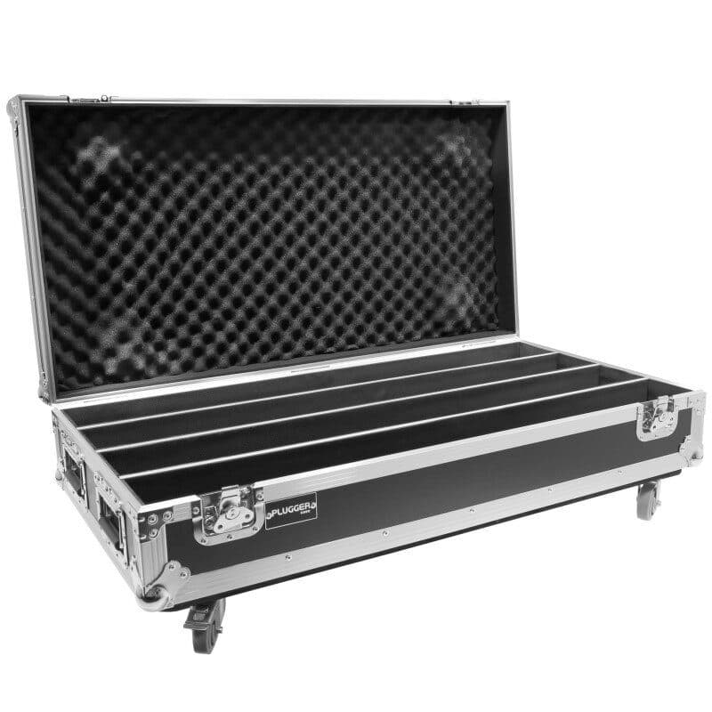 Flight case per 4 barre LED - PLUGGER CASE MSC-PLUFLILEDBAR4