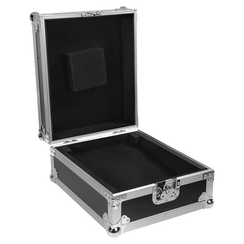 Flight case mixer 12" multistrato nero angoli sfera - PLUGGER CASE MSC-PLUFLIMIXER12