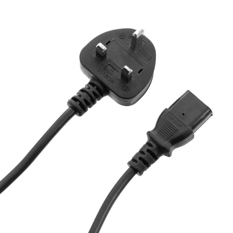 Cavo alimentazione IEC femmina PC16 maschio UK 1,8m 0,75mm² - PLUGGER MSC-PLUIECUKEAS