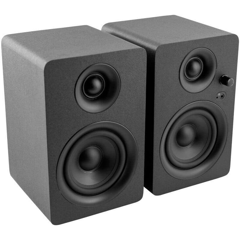 Monitor nearfield attivi Bluetooth 4" legno 36W - PLUGGER STUDIO MSC-PLUMS4BT