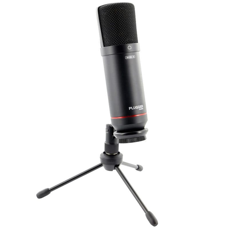 Microfono USB cardioide plug and play streaming - PLUGGER STUDIO MSC-PLUMUSB20