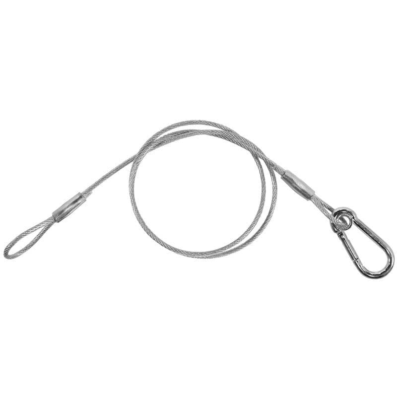 Cavo di sicurezza 75cm 3mm PVC trasparente 20kg - PLUGGER SR3X75SIL