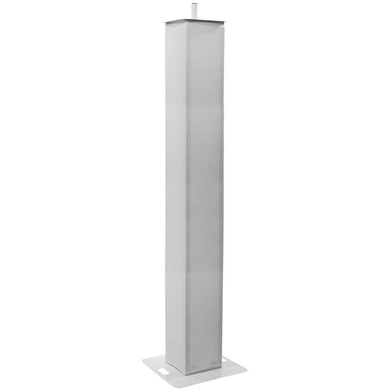 Totem regolabile 106-195 cm, adattatore 35 mm, lycra bianca - PLUGGER MSC-PLUTOT200RWH