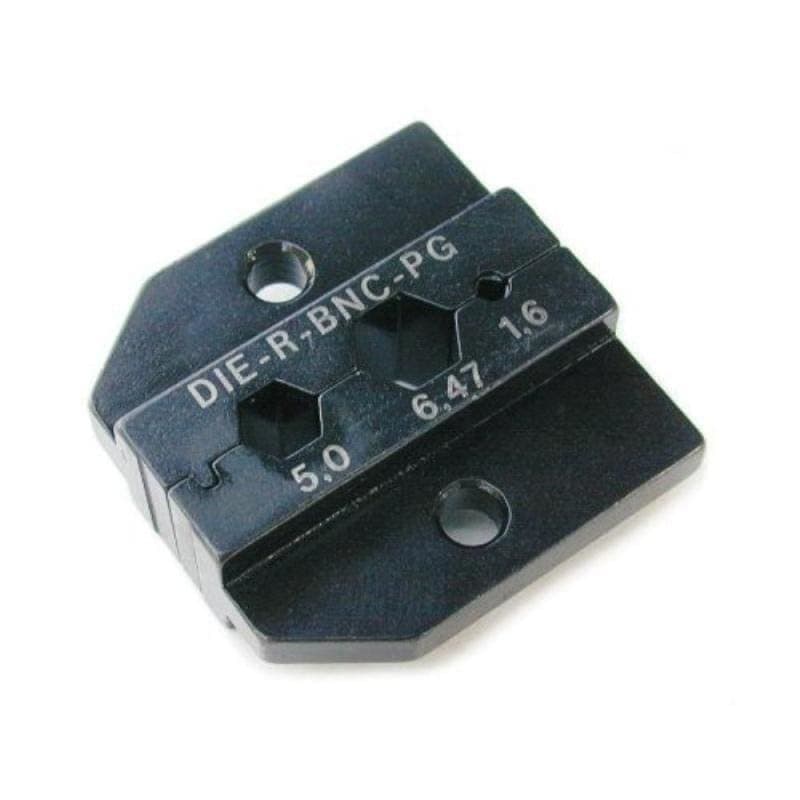 Blocchetto esagonale crimpatrice HX-R-BNC pin 1,60mm schermo 6,47-5mm - Neutrik NEU-DIE-R-BNC-PG