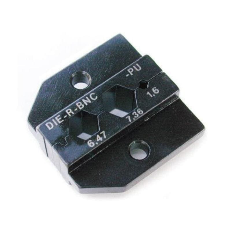 Blocchetto crimpatrice HX-R-BNC pin 1,60mm schermo 6,47-7,36mm - Neutrik NEU-DIE-R-BNC-PU