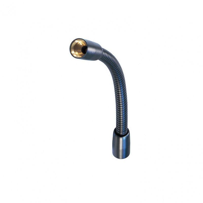 Collo d'oca flessibile 230 mm Ø12 mm M17x1 nero - NEUTRIK GN18