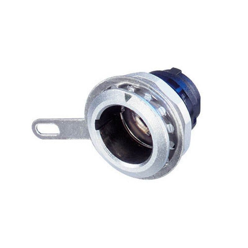 Panel-mount male 12-pole connector without contacts - NEUTRIK NEU-MRM