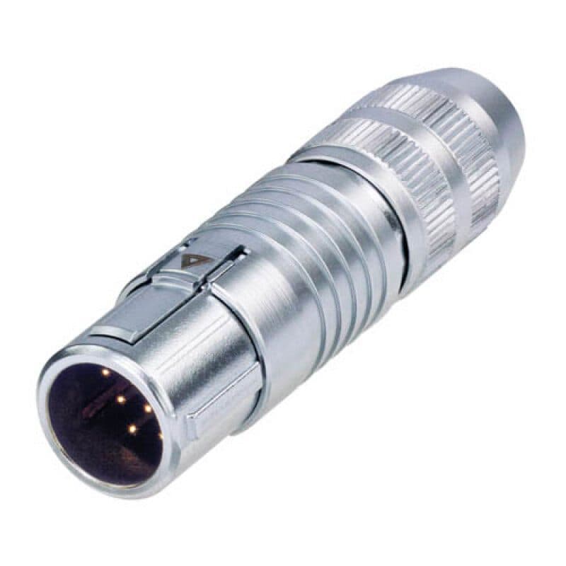 Male 12-pole connector with gold-plated solder contacts - NEUTRIK NEU-MSCM12