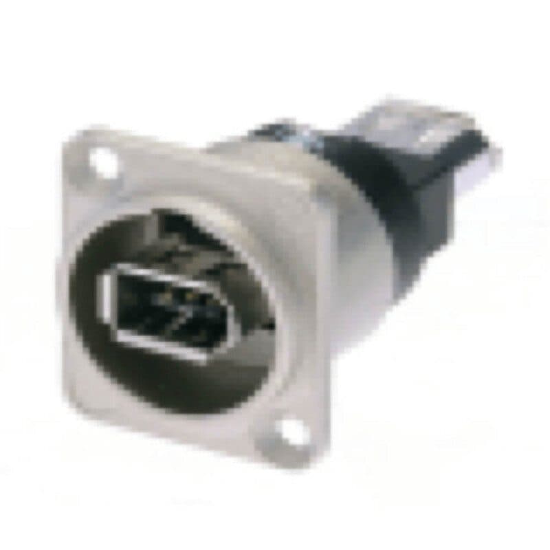 Connettore pannello Firewire IEEE 1394 6 poli nickel - NEUTRIK NEU-NA1394-6