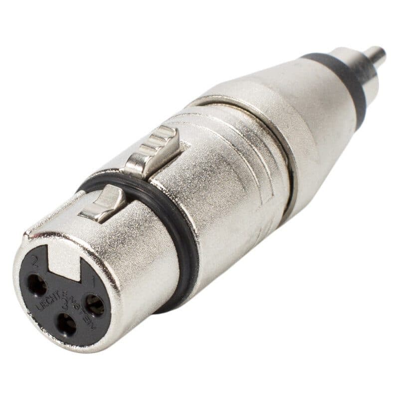 Adattatore XLR 3 poli femmina / RCA maschio - Neutrik NEU-NA2FPMM