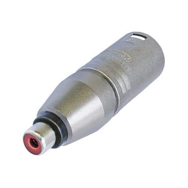 Adattatore XLR 3 poli maschio / RCA femmina - Neutrik NEU-NA2MPMF
