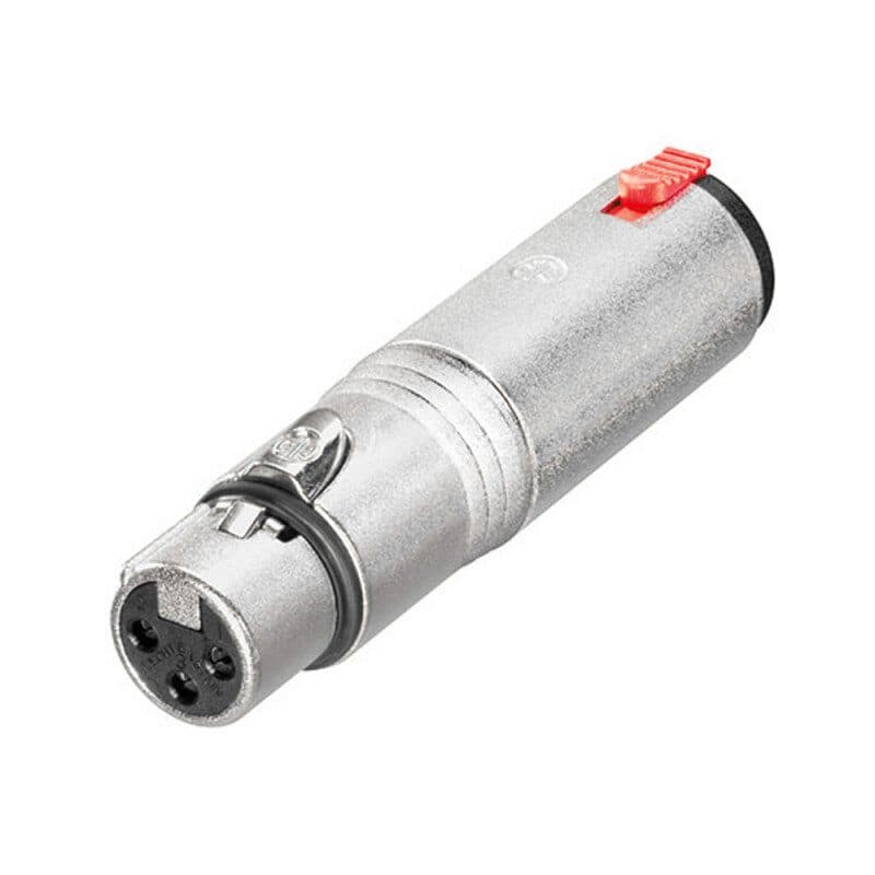 Adattatore XLR 3 poli femmina / jack stereo 1/4" femmina - Neutrik NEU-NA3FJ