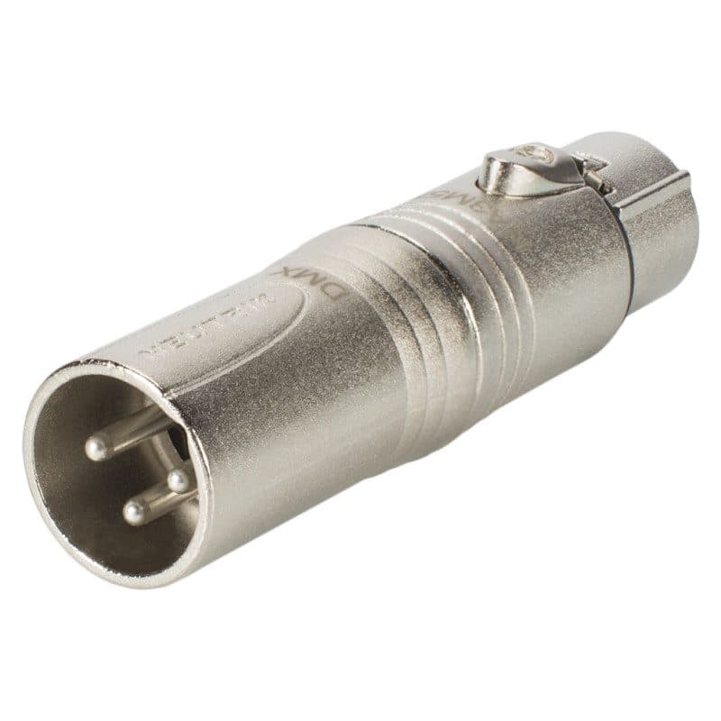 Adattatore XLR 3 poli maschio / XLR 5 poli femmina DMX - Neutrik NEU-NA3M5F