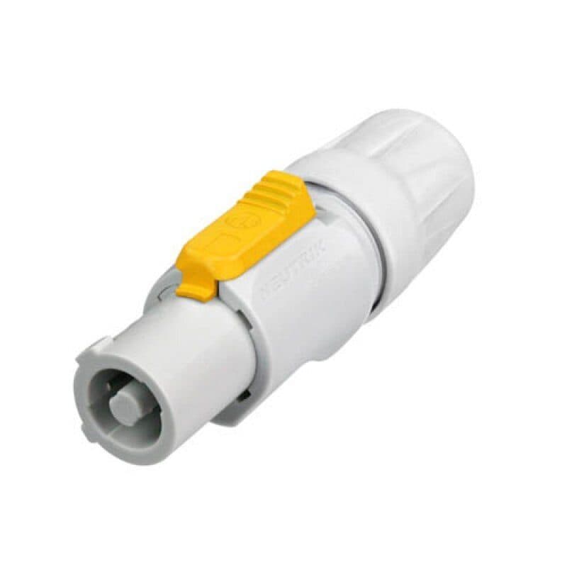 Connettore powerCON 3 poli Power Out grigio, disassemblato - NEUTRIK NEU-NAC3FCB-D
