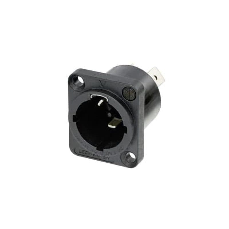 Connettore da pannello powerCON TRUE1 TOP maschio faston senza isolamento - NEUTRIK NEU-NAC3MPX-WOT-TOP