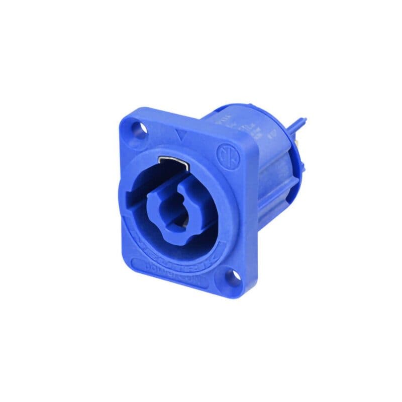 Connettore powerCON XX da pannello ingresso blu 3/16" - Neutrik NEU-NAC3MPXXA