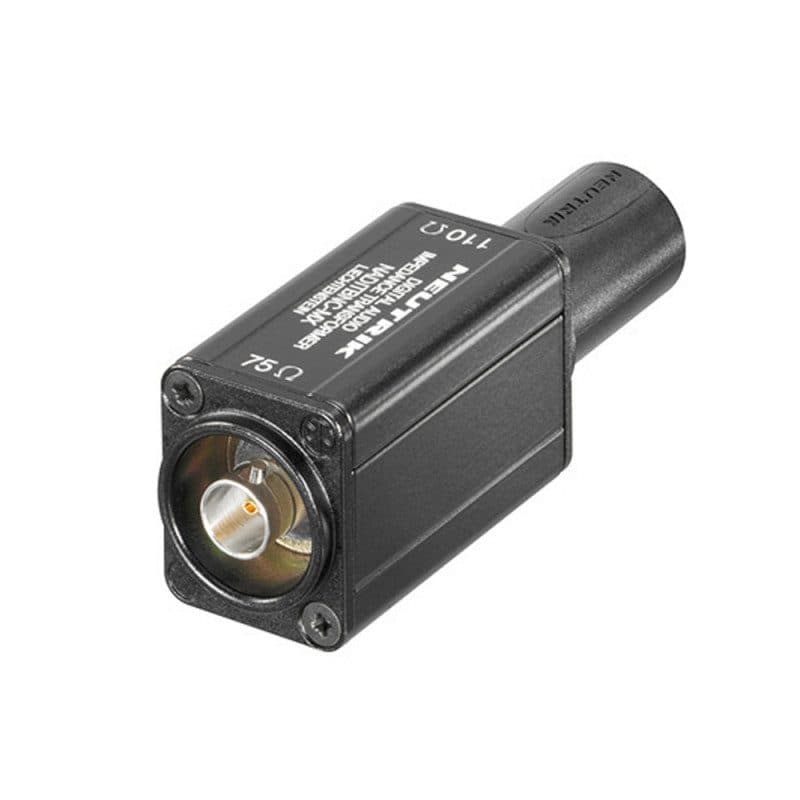 Adattatore BNC femmina 75Ω / XLR cavo maschio 110Ω NADIT - Neutrik NEU-NADITBNC-MX
