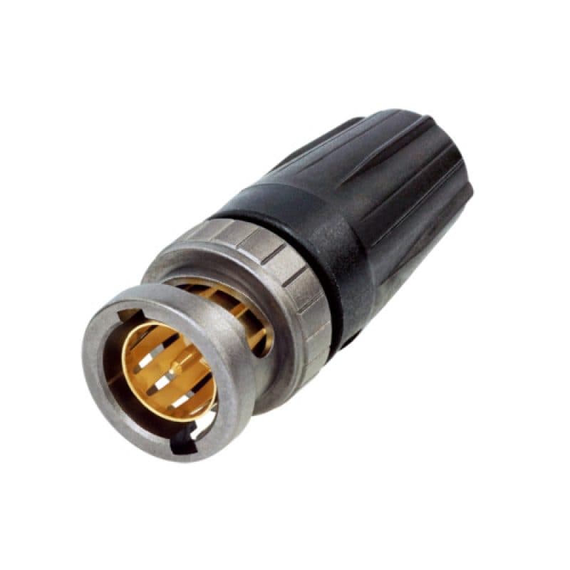 Connettore BNC maschio volante 75 ohm rearTWIST - Neutrik NEU-NBNC75BLP7X