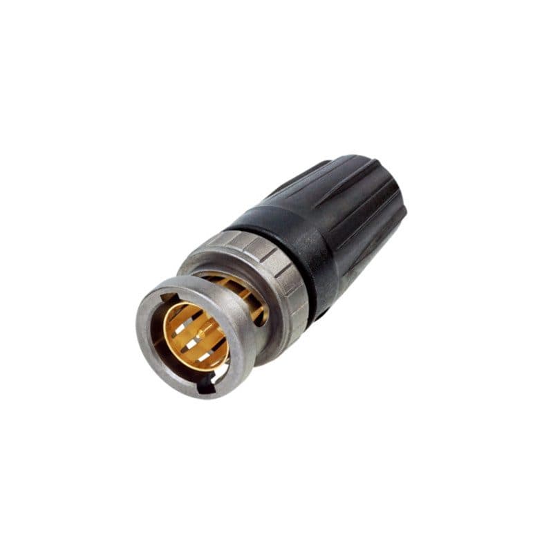 Connettore BNC 75 ohm rearTWIST UHD smontato pin 1,07 mm schermo 7,36 mm - NEUTRIK NEU-NBNC75BTU11X-D
