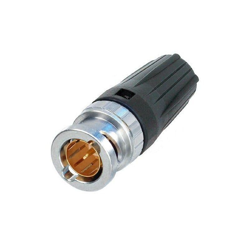 Connettore BNC 75 ohm rearTWIST HD a crimpare schermo 7,36mm pin 1,6mm - Neutrik NEU-NBNC75BUU11