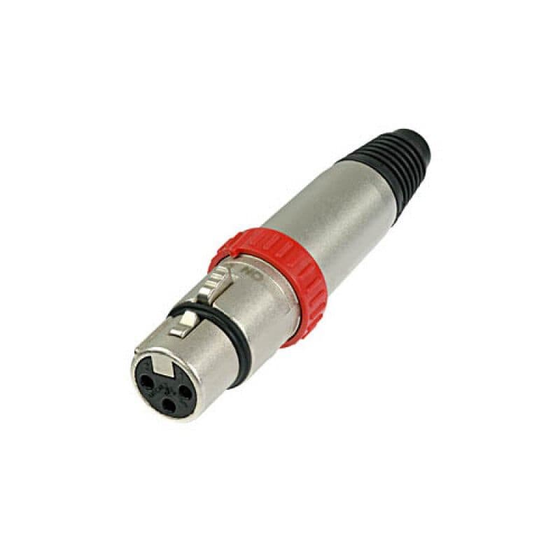 Connettore XLR femmina 3 poli volante con interruttore - NEUTRIK NEU-NC3FXS