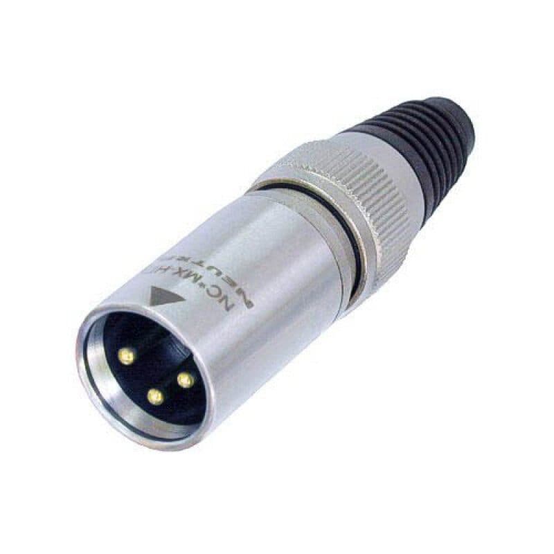 Connettore XLR maschio 3 poli volante Heavy Duty IP65 - NEUTRIK NEU-NC3MX-HD
