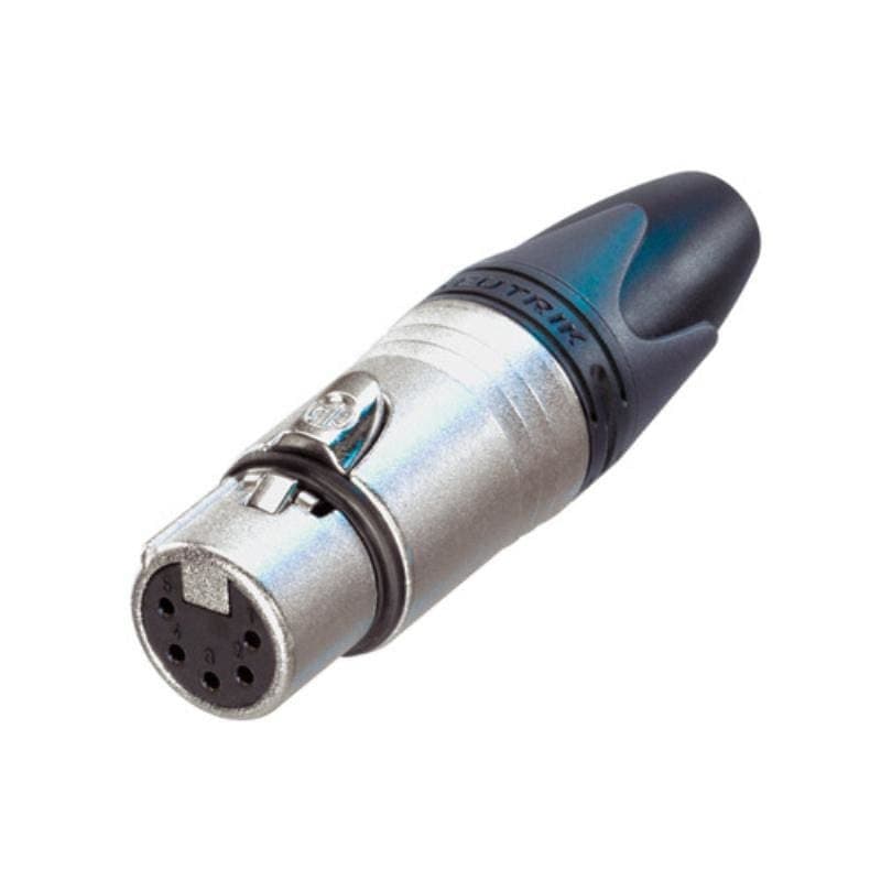 Connettore XLR volante femmina 5 poli Serie XX nichel - Neutrik NEU-NC5FXXD