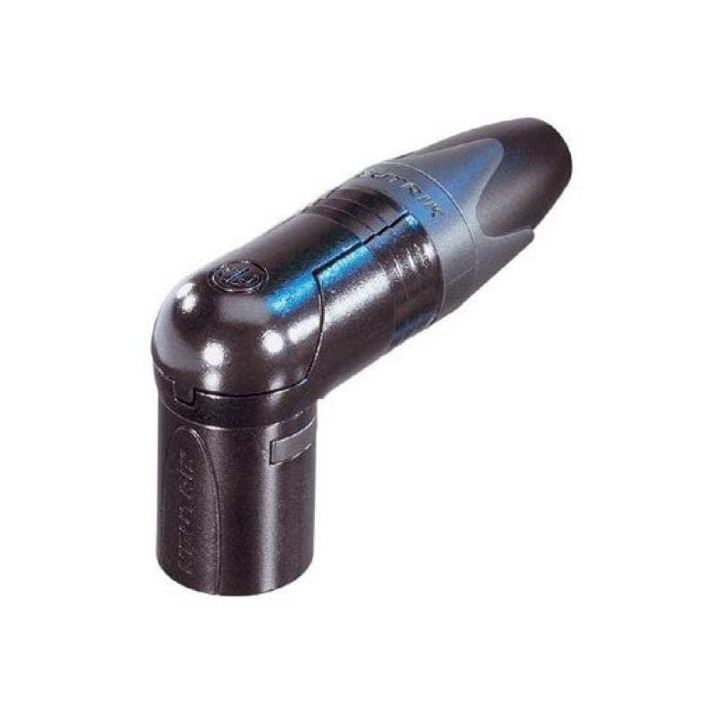 Connettore XLR angolare 6 poli maschio Serie RX nero - NEUTRIK NEU-NC6MRX-B
