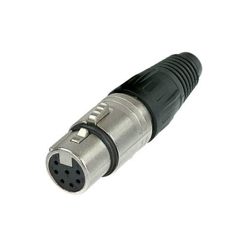 Connettore XLR femmina 7 poli volante nickel - NEUTRIK NEU-NC7FX