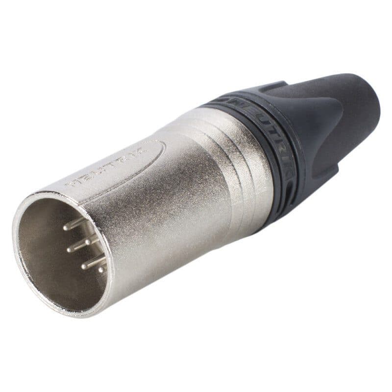 Connettore XLR maschio 7 poli volante, nickel argento - NEUTRIK NEU-NC7MXX