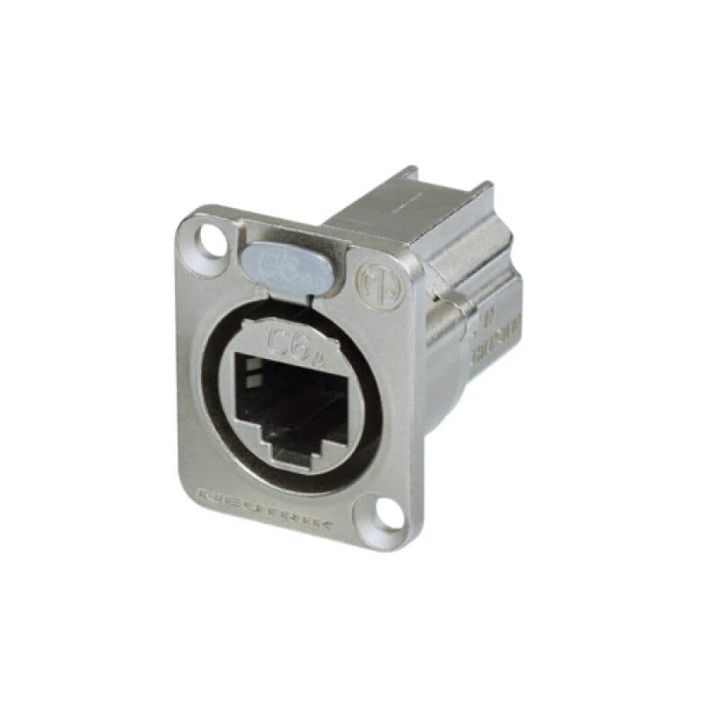 Connettore EtherCON Cat6A femmina passante da pannello schermato - NEUTRIK NEU-NE8FDX-P6