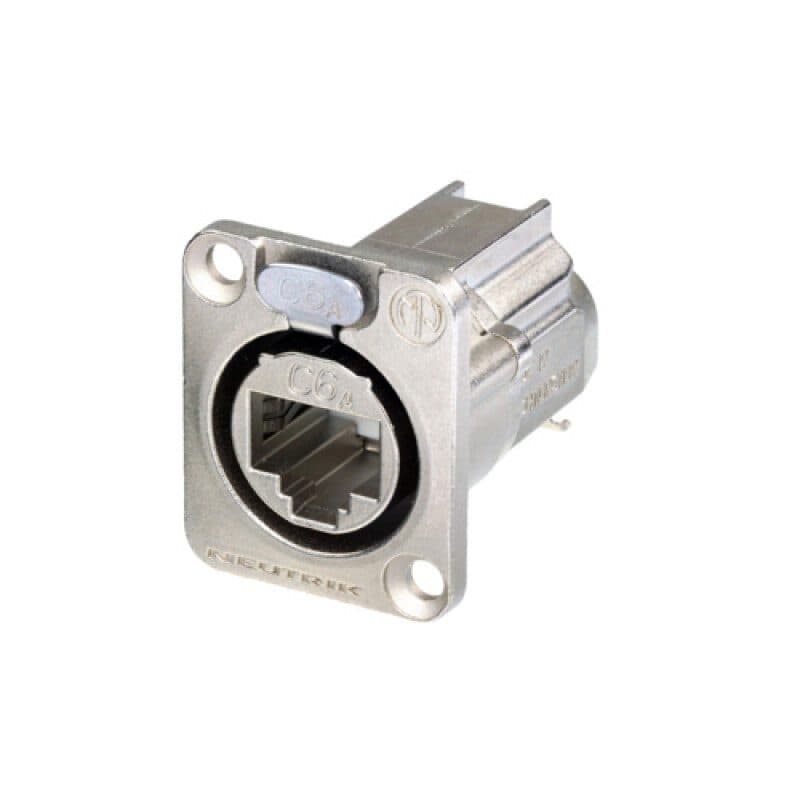 Connettore EtherCON Cat6A femmina da pannello IDC schermato - NEUTRIK NEU-NE8FDX-Y6