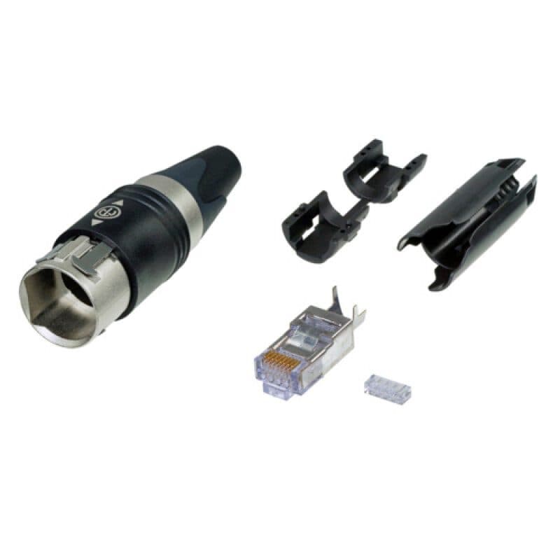 Connettore EtherCON RJ45 maschio volante Cat6 push-pull - NEUTRIK NEU-NE8MC6-MO