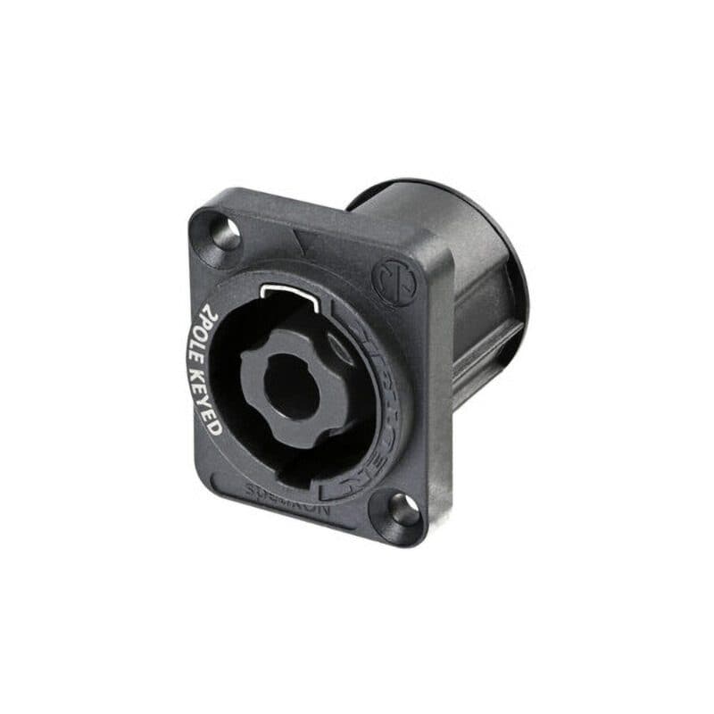 Connettore speakON da pannello 2 poli D-size - Neutrik NL2MPXX