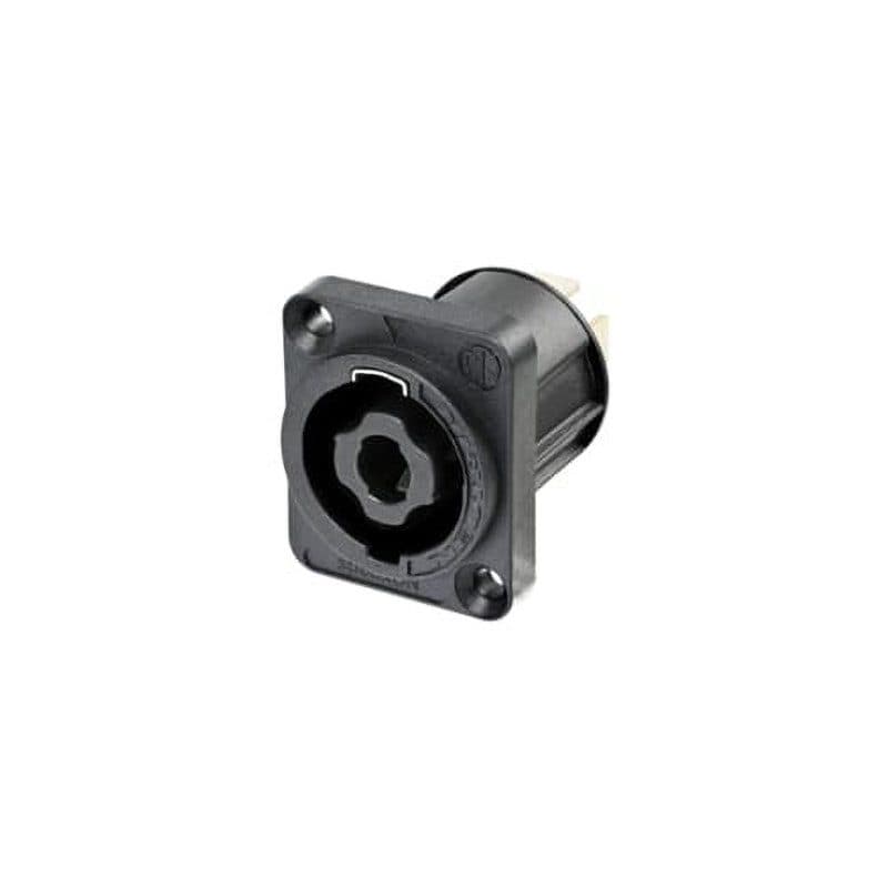 Connettore speakON da pannello, flangia D-size - Neutrik NL4MPXX