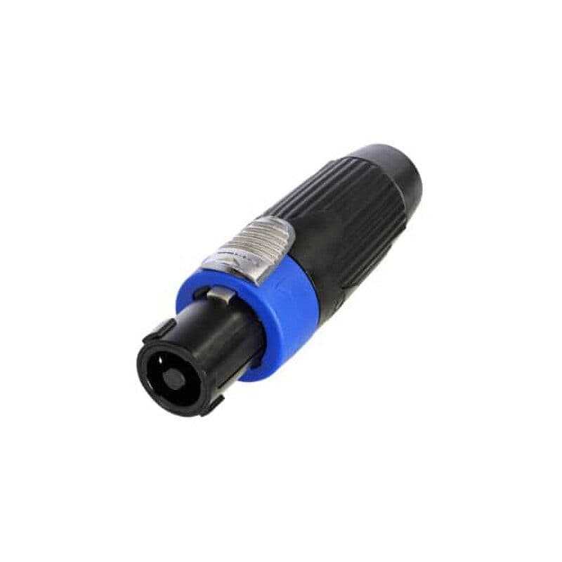 speakON 4-pole female STX connector black chrome-plated 40A IP54 - NEUTRIK NEU-NLT4FXX-BAG