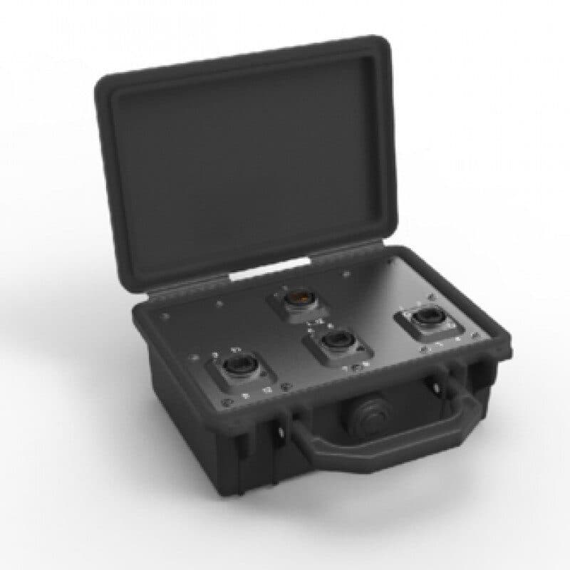 Breakout box opticalCON MTP 12 fibre to 3x QUAD Multimode IP65/IP67 - NEUTRIK NEU-NO12MBB3Q-A