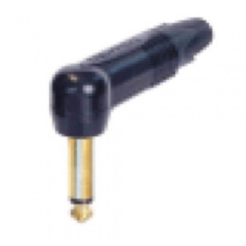 Connettore Jack mono 6,3 mm angolare disassemblato 100 pz - NEUTRIK NEU-NP2RX-B-D